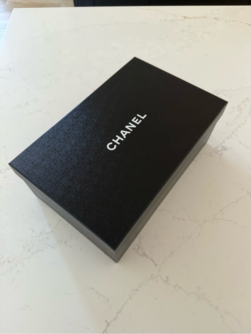 CHANEL - Empty Black Designer Shoe Box - Picture 2 of 5